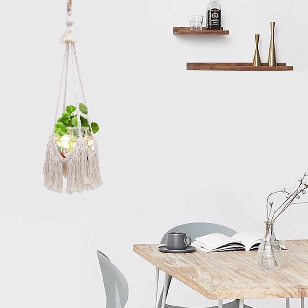 Handmade Macrame Plant Pot Holder - Bean Concept - Etsy