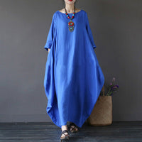 Loose Long Sleeve Maxi Dress - Bean Concept - Etsy
