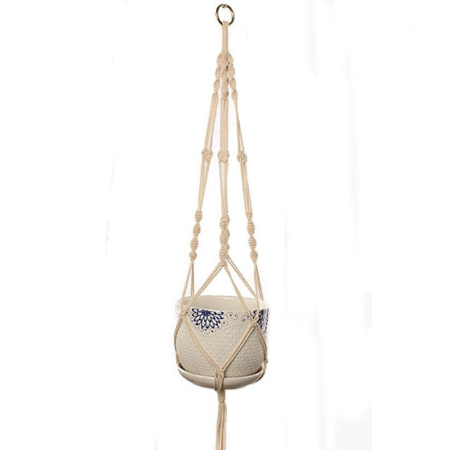 Handmade Macrame Plant Hanger - Bean Concept - Etsy