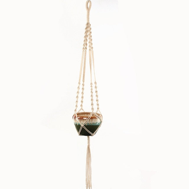 Handmade Macrame Plant Hanger - Bean Concept - Etsy