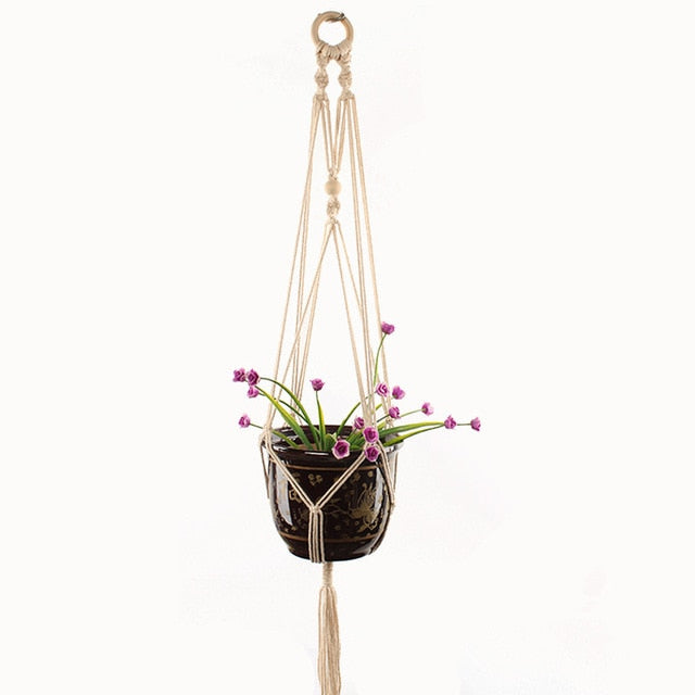 Handmade Macrame Plant Hanger - Bean Concept - Etsy