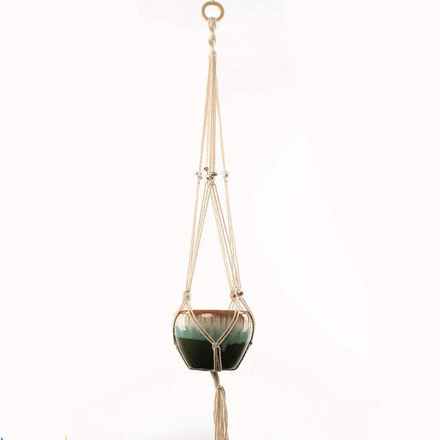 Handmade Macrame Plant Hanger - Bean Concept - Etsy