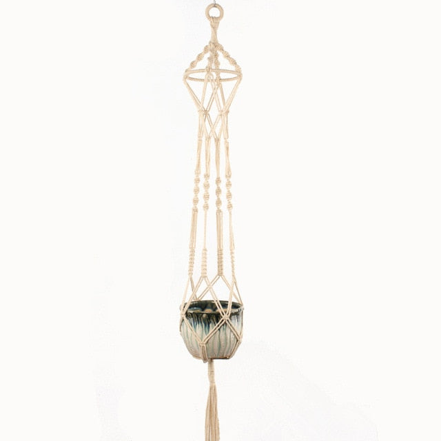 Handmade Macrame Plant Hanger - Bean Concept - Etsy