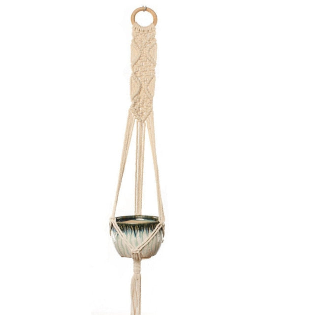 Handmade Macrame Plant Hanger - Bean Concept - Etsy