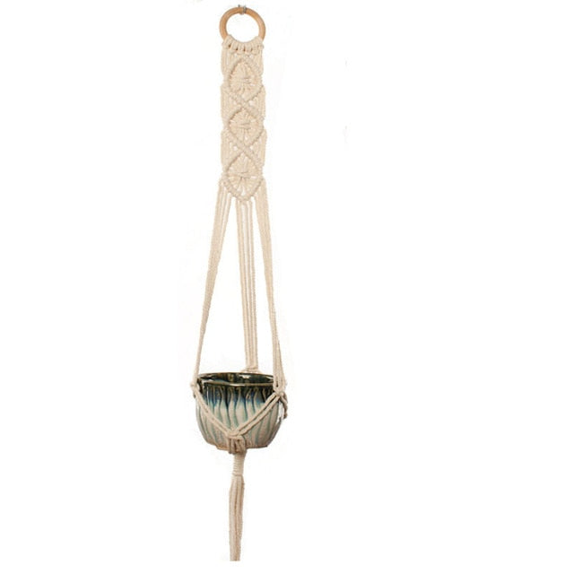Handmade Macrame Plant Hanger - Bean Concept - Etsy