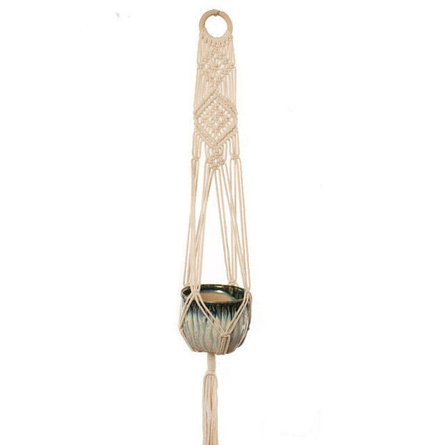 Handmade Macrame Plant Hanger - Bean Concept - Etsy