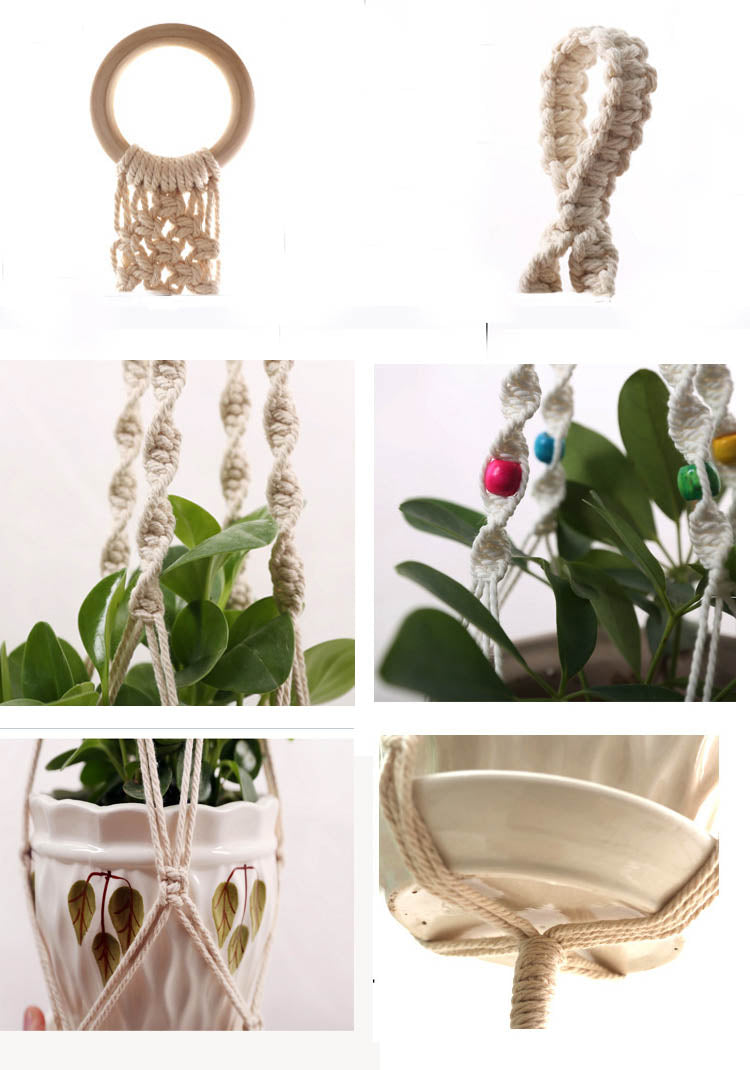 Handmade Macrame Plant Hanger - Bean Concept - Etsy