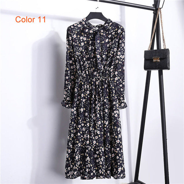 Flower Print Floral Bohemian Dress - Bean Concept - Etsy