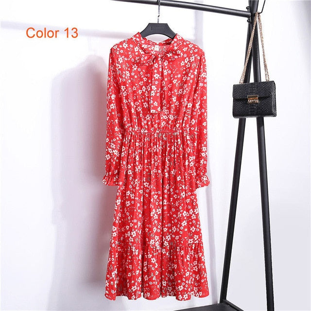Flower Print Floral Bohemian Dress - Bean Concept - Etsy