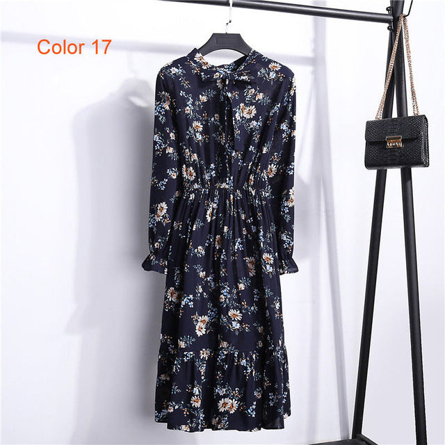 Flower Print Floral Bohemian Dress - Bean Concept - Etsy