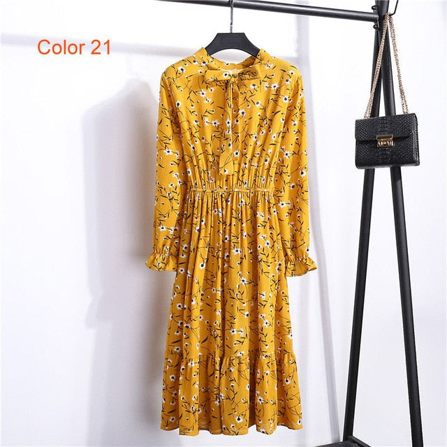Flower Print Floral Bohemian Dress - Bean Concept - Etsy