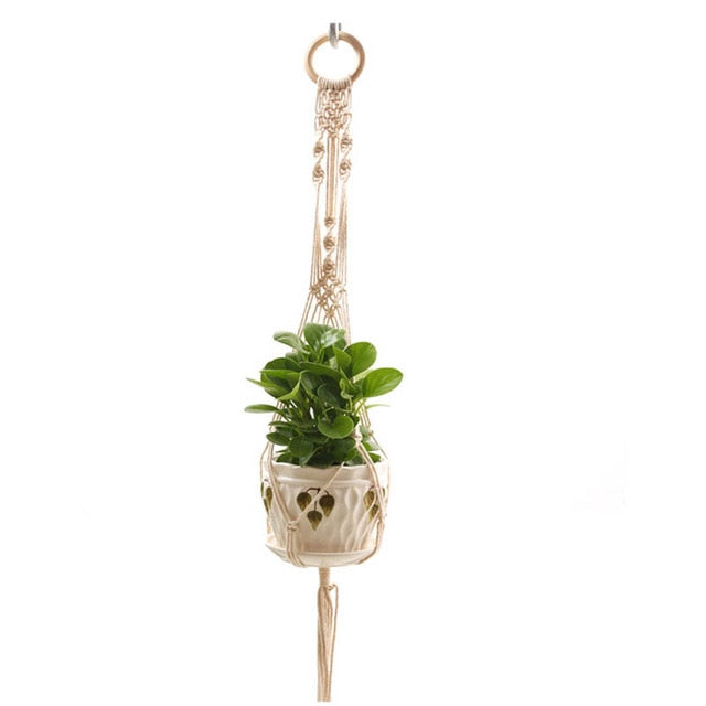 Handmade Macrame Plant Hanger - Bean Concept - Etsy