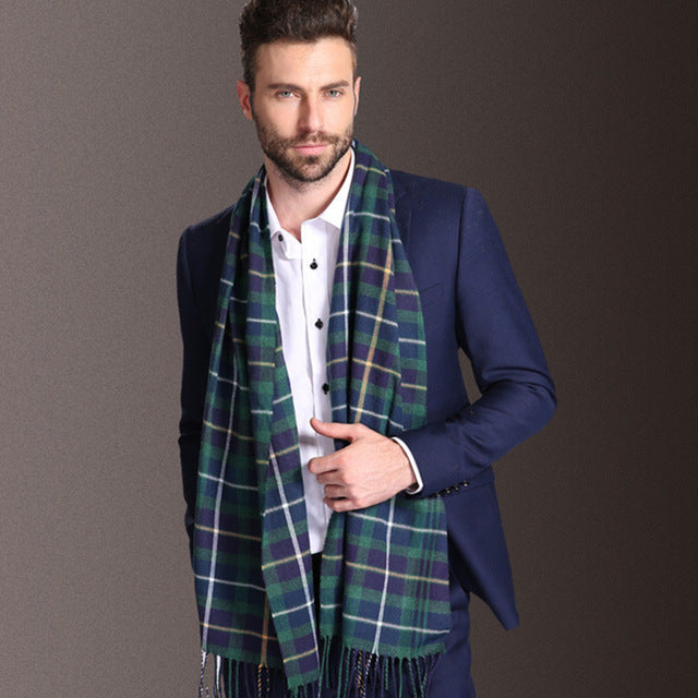 Warm Tartan Scarf - Bean Concept - Etsy