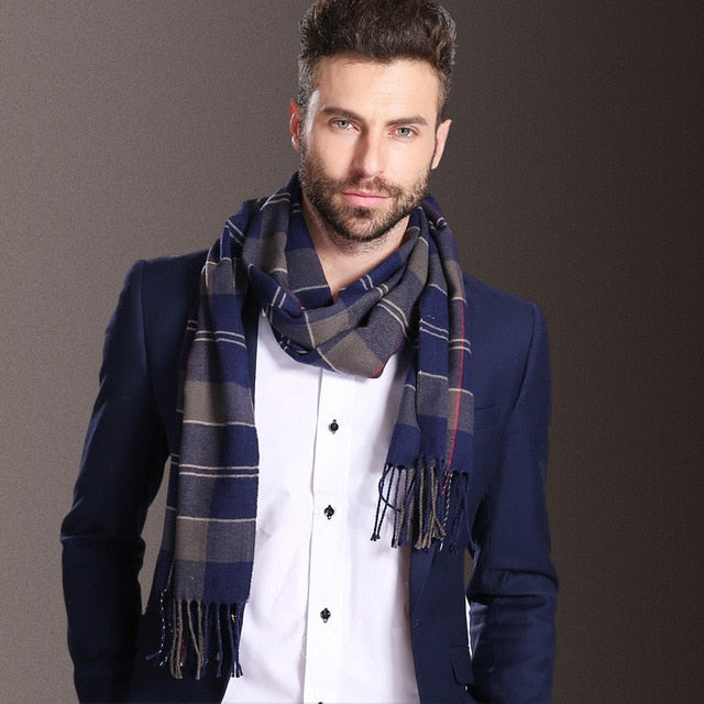 Warm Tartan Scarf - Bean Concept - Etsy