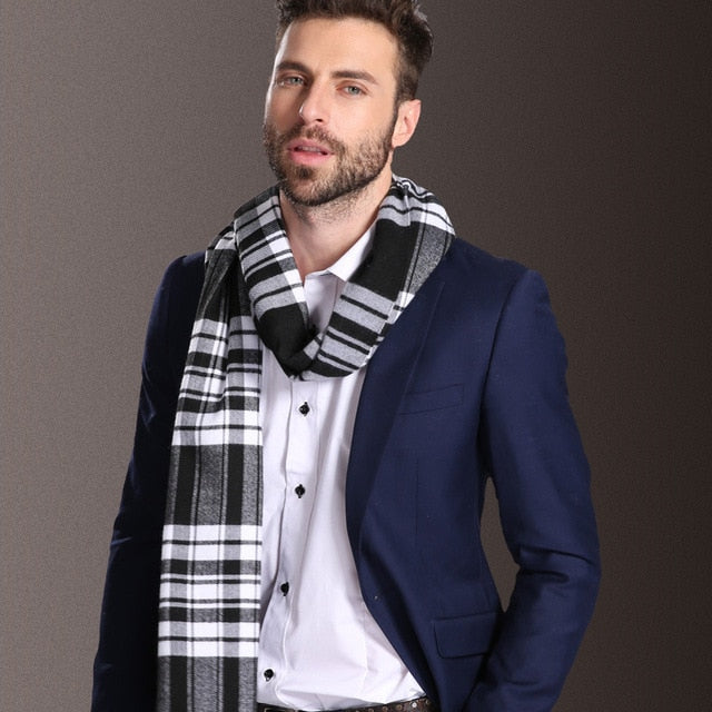 Warm Tartan Scarf - Bean Concept - Etsy