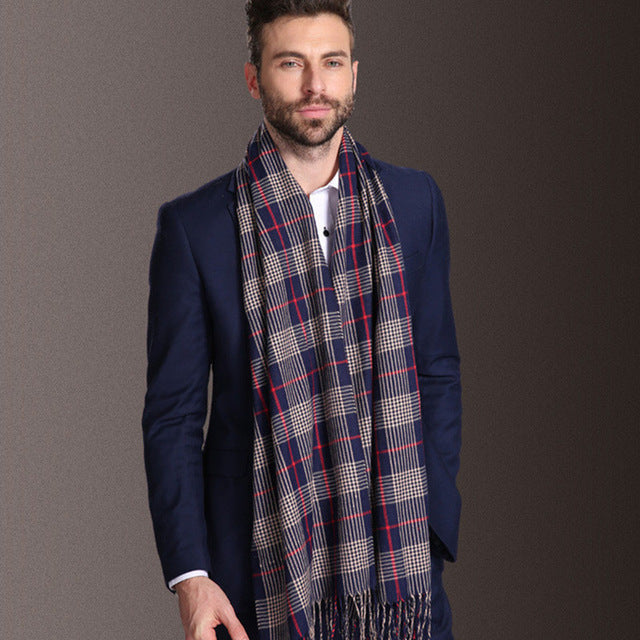 Warm Tartan Scarf - Bean Concept - Etsy