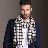 Warm Tartan Scarf - Bean Concept - Etsy