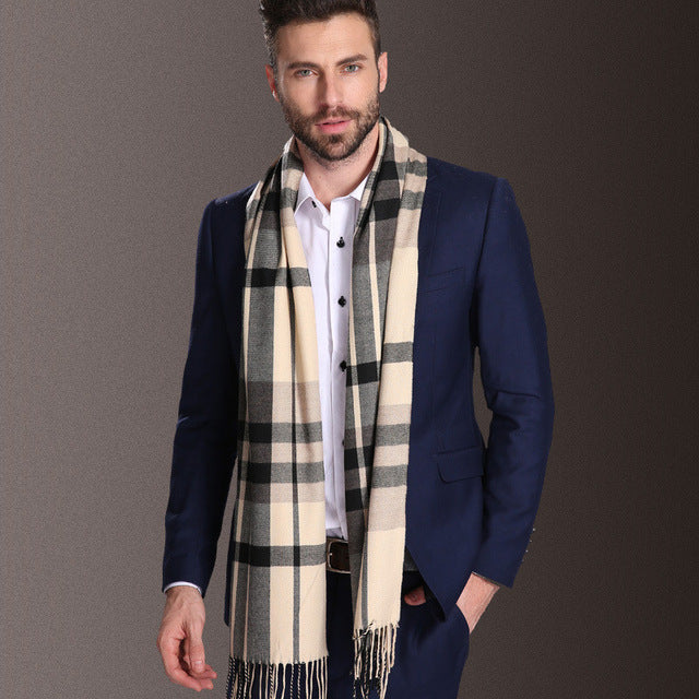 Warm Tartan Scarf - Bean Concept - Etsy