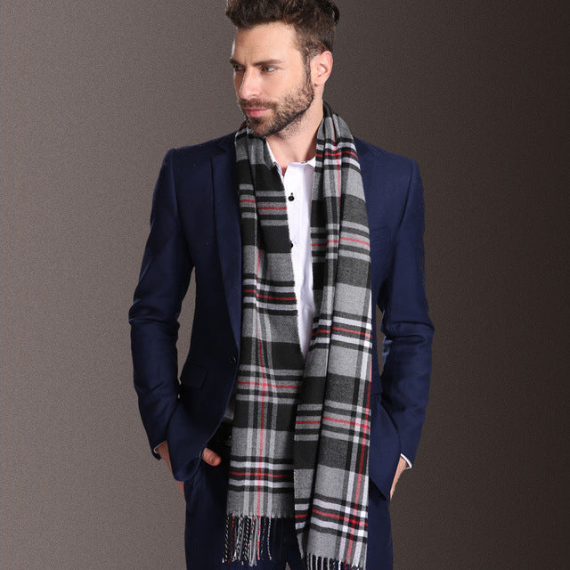 Warm Tartan Scarf - Bean Concept - Etsy