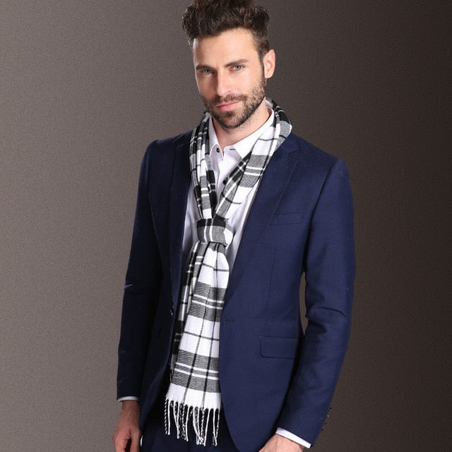 Warm Tartan Scarf - Bean Concept - Etsy