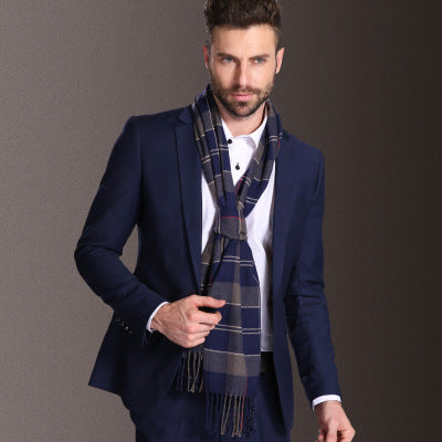 Warm Tartan Scarf - Bean Concept - Etsy