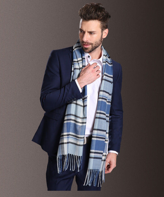 Warm Tartan Scarf - Bean Concept - Etsy