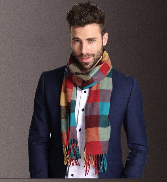 Warm Tartan Scarf - Bean Concept - Etsy