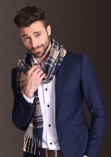 Warm Tartan Scarf - Bean Concept - Etsy