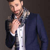 Warm Tartan Scarf - Bean Concept - Etsy