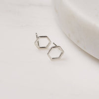 Hexagon Earrings - Bean Concept - Etsy