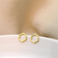 Hexagon Earrings - Bean Concept - Etsy