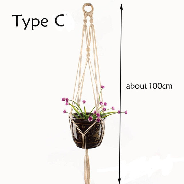 Indoor Plant Pot Hanger - Bean Concept - Etsy