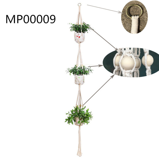 Indoor Plant Pot Hanger - Bean Concept - Etsy