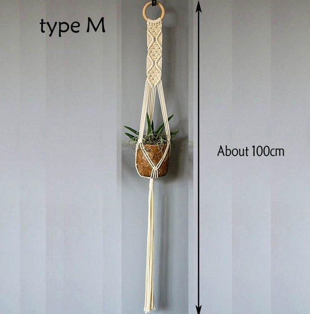 Indoor Plant Pot Hanger - Bean Concept - Etsy