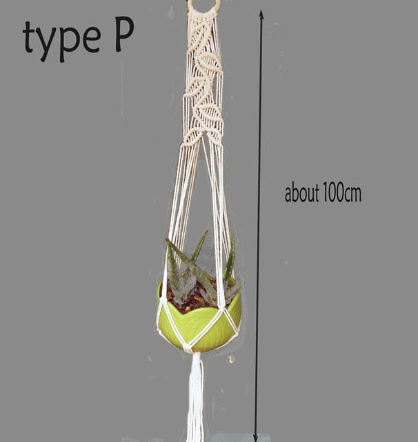 Indoor Plant Pot Hanger - Bean Concept - Etsy