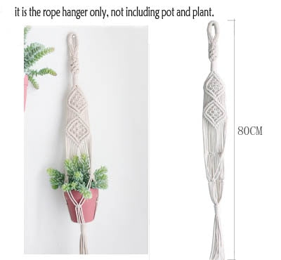 Plant Flower Pot Hanger - Bean Concept - Etsy