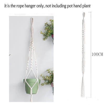 Plant Flower Pot Hanger - Bean Concept - Etsy