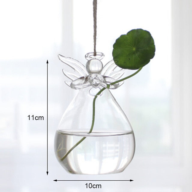 Hanging Hydroponic Glass Vase Plant Pot - Bean Concept - Etsy