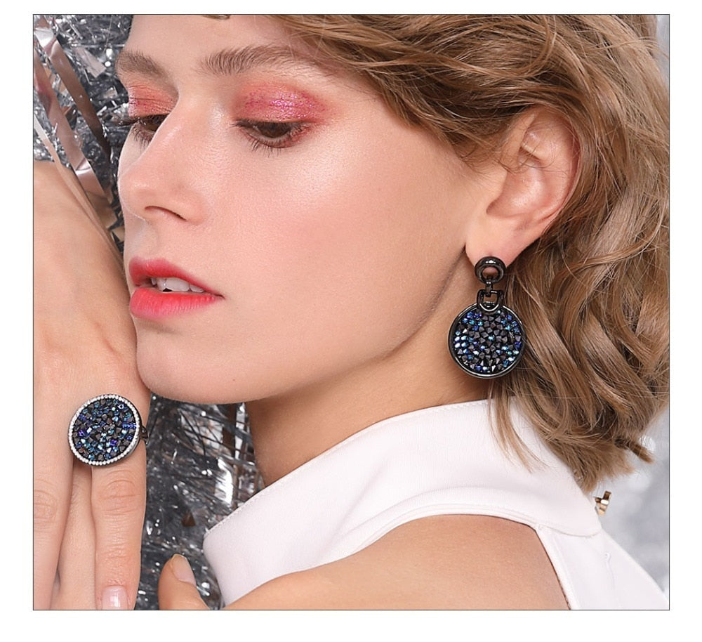 Round Vintage Earrings - Bean Concept - Etsy