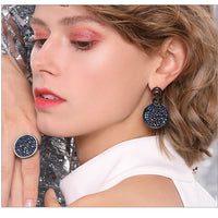 Round Vintage Earrings - Bean Concept - Etsy