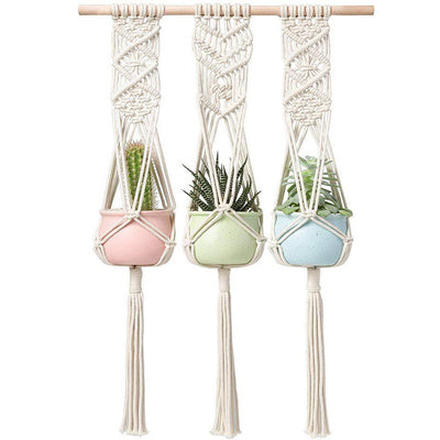 Macrame Plant Pot Hanger - Bean Concept - Etsy
