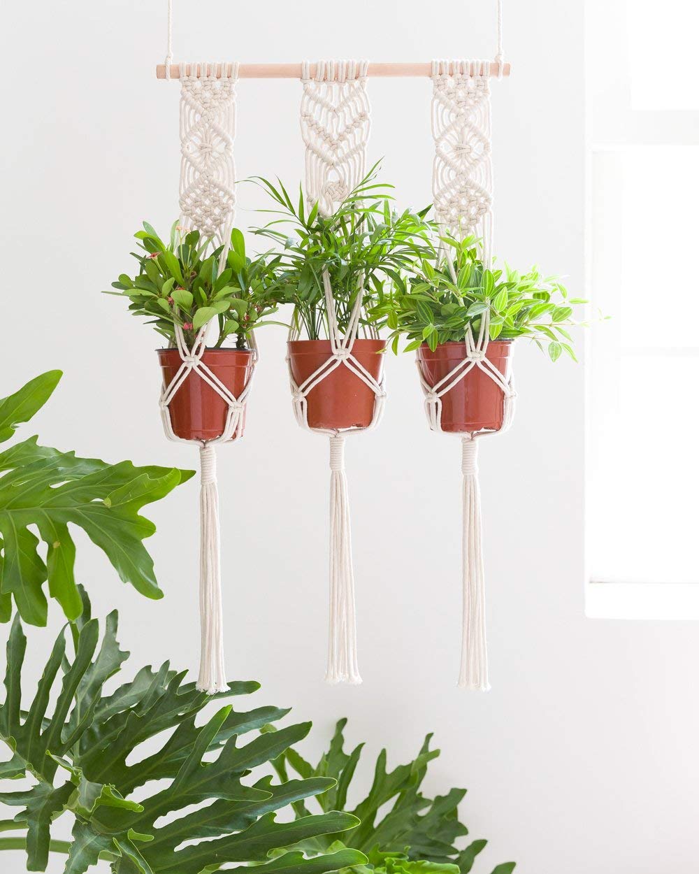 Macrame Plant Pot Hanger - Bean Concept - Etsy
