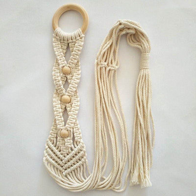 Handmade Linen Braided Plant Hanger - Bean Concept - Etsy