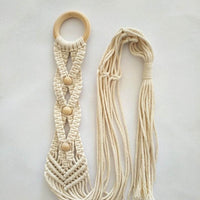 Handmade Linen Braided Plant Hanger - Bean Concept - Etsy