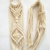 Handmade Linen Braided Plant Hanger - Bean Concept - Etsy