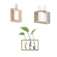 Simple Glass Flower Vase Plant Pot - Bean Concept - Etsy