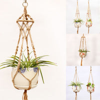 Garden Decoration Vintage Macrame Plant Pot Hanger - Bean Concept - Etsy