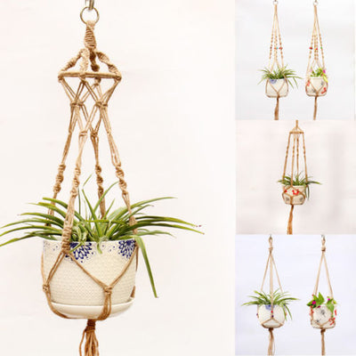 Handcrafted Braided Hanger Pot - Bean Concept - Etsy