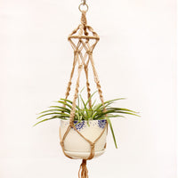 Garden Decoration Vintage Macrame Plant Pot Hanger - Bean Concept - Etsy