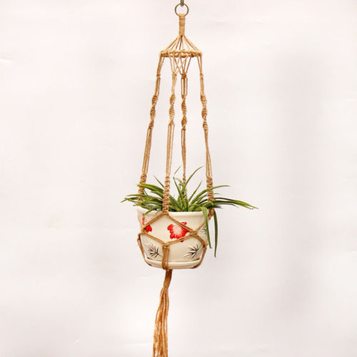 Garden Decoration Vintage Macrame Plant Pot Hanger - Bean Concept - Etsy